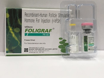 Buy Fsh injection Foligraf 75 and 150 online
