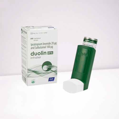 Buy Duolin Inhaler Levosalbutamol and Ipratropium inhaler