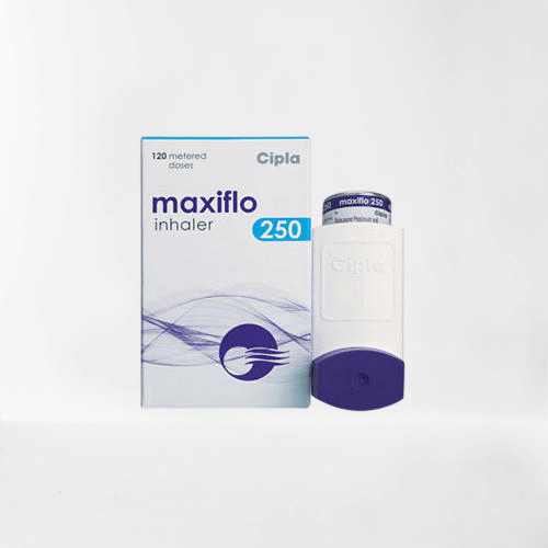 maxiflo inhaler 250, 150 Fluticasone propionate inhaler aerosol inhalation