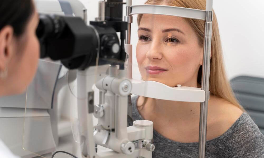 getting checked for glaucoma